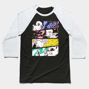 Demon Slayers Kimetsu no Yaiba Baseball T-Shirt